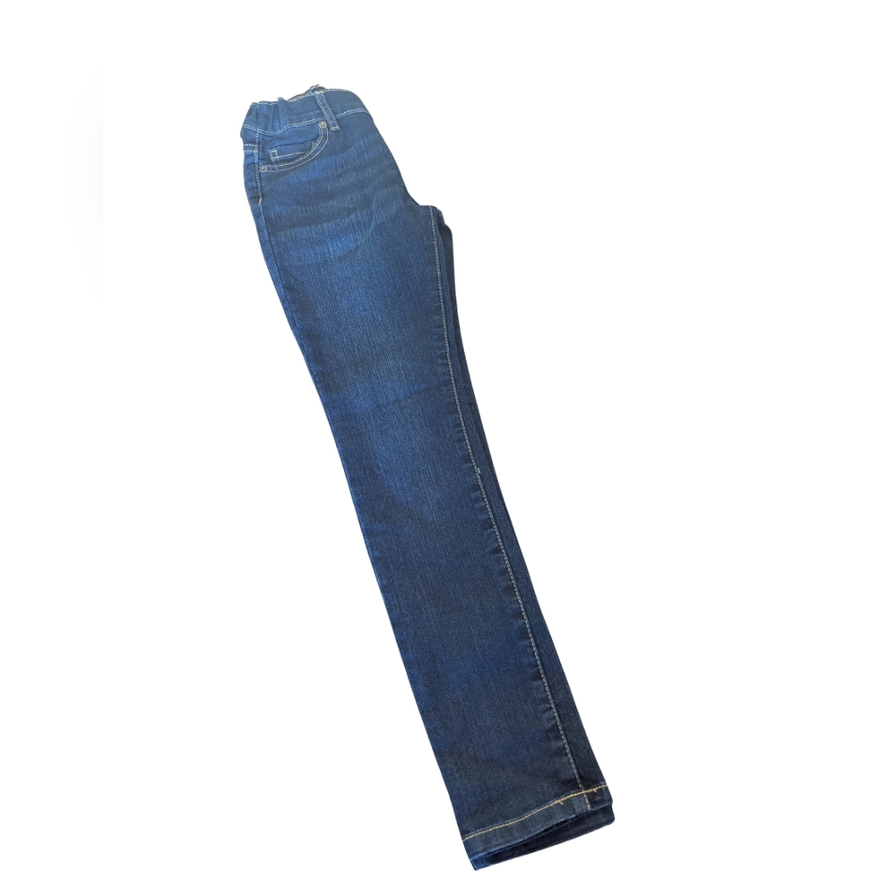 NWT Children's Place Girls 10 slim super skinny dark wash jeans adjustable